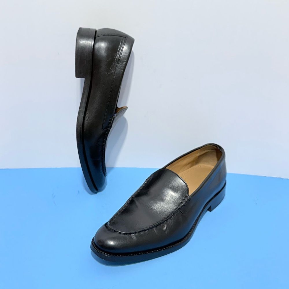 Cole Haan C23006 Grand.os Black Leather Loafers Men's US 10M